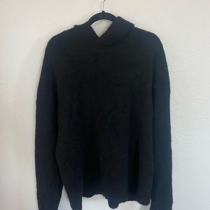 Men’s Mohair Blend Hooded Sweater